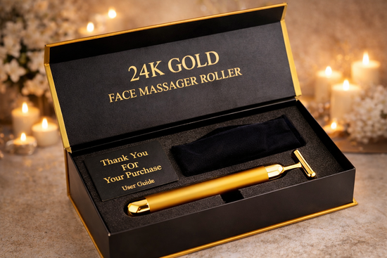 24K Gold Face Massage Roller
